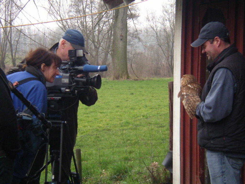 Sogar das Fernsehen war schon mal zu Besuch