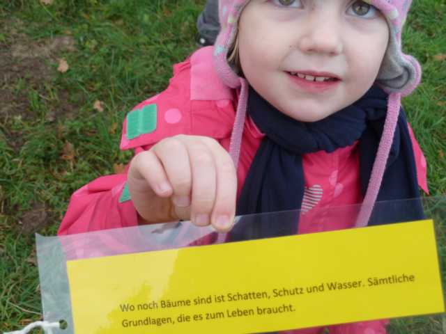 Kinder der "Villa kunterbunmt" hielten uns einen Spiegel vor, gingen in beispielhafter Interesse und Tatkraft voran