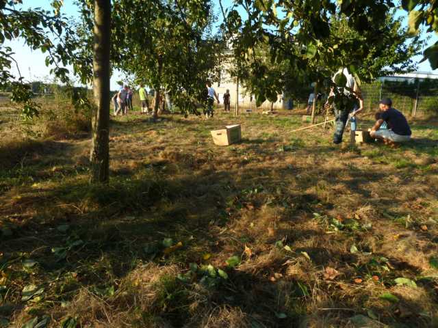 volle action also bei bester Laune, noch besserem Wetter ...