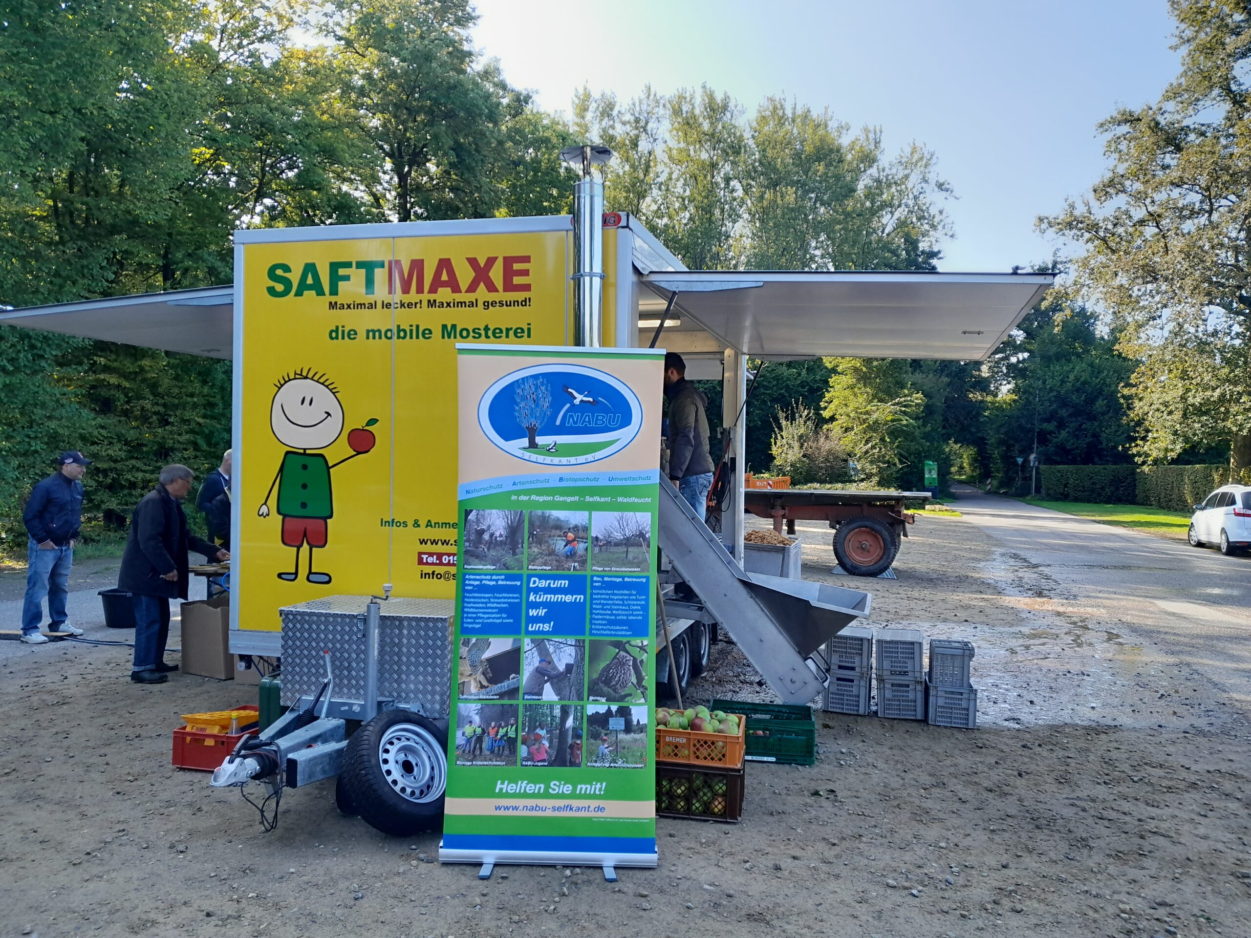 Obstversaftung mit Saftmaxe